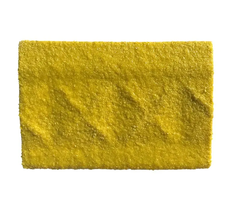 Detail of M5 anti-slip chevron surface.