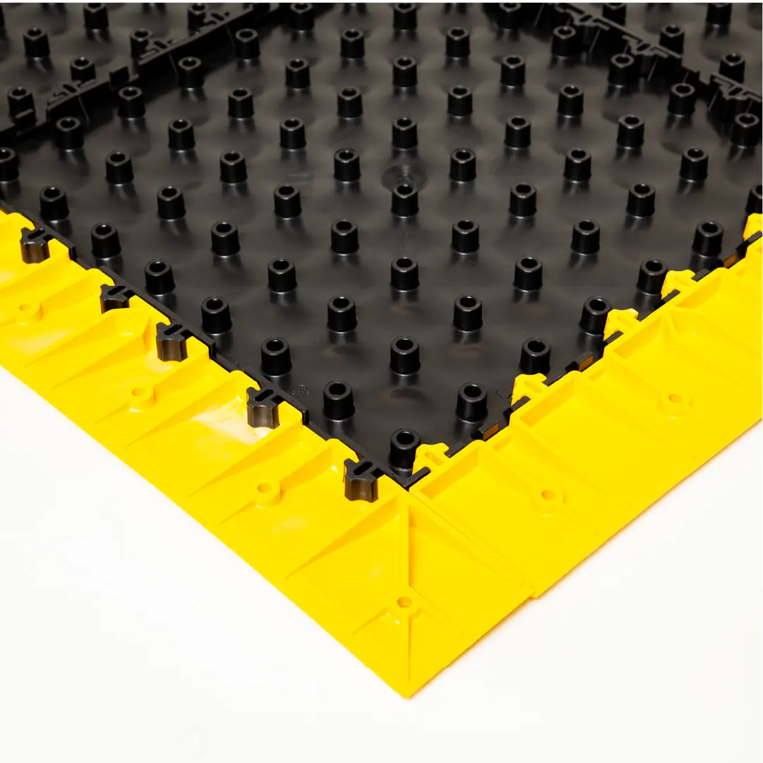 M5 Antimicrobial Edging — 10x46x2.5cm — Male edge (M5-AM4-Y)